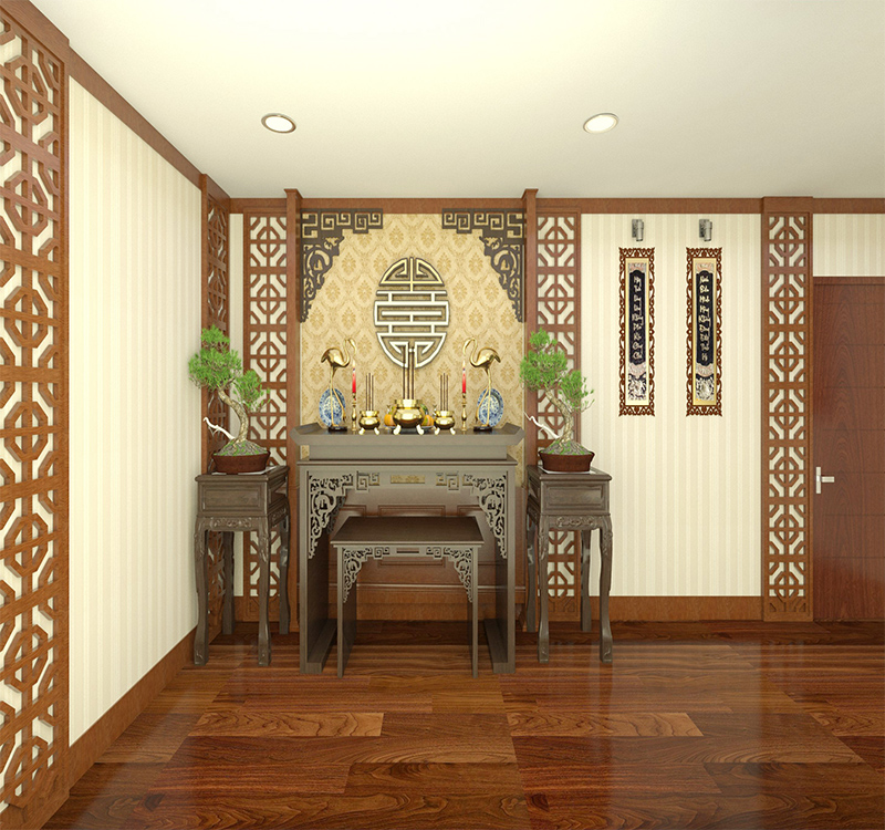 Phòng Thờ Biệt Thự Pleiku